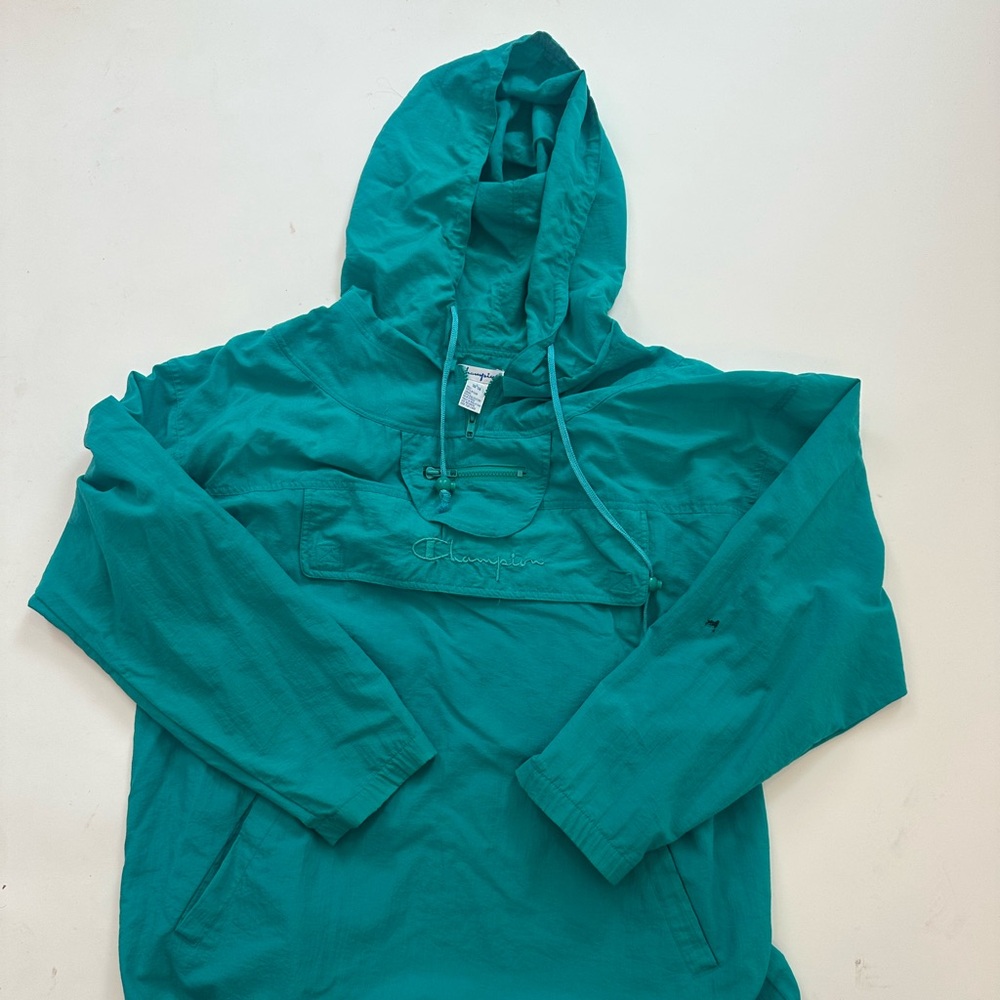 Champion Aqua Pullover with Embroidered Logo